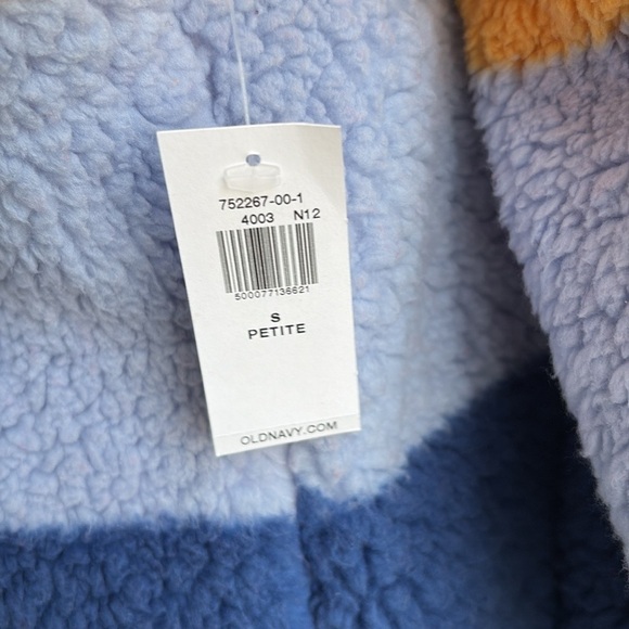 Old Navy Cozy Sherpa Quarter Zip Pullover Size SP - Picture 6 of 6